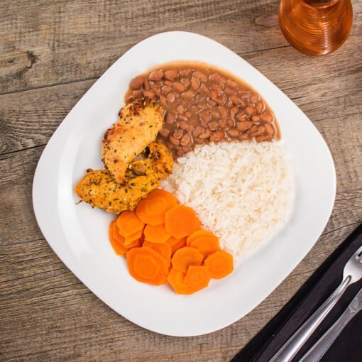 Arroz Feij O Cenoura E Fil De Frango Grelhado Vipfood