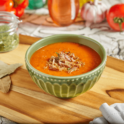 Sopa de Tomate com Carne Desfiada 14